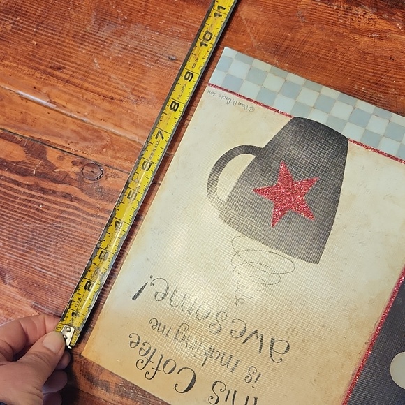 Coffee Sign ☆ This Coffee is Making me Awesome! ☆ Canvas ☆ by Dan DiPaolo ☆ - Picture 5 of 6